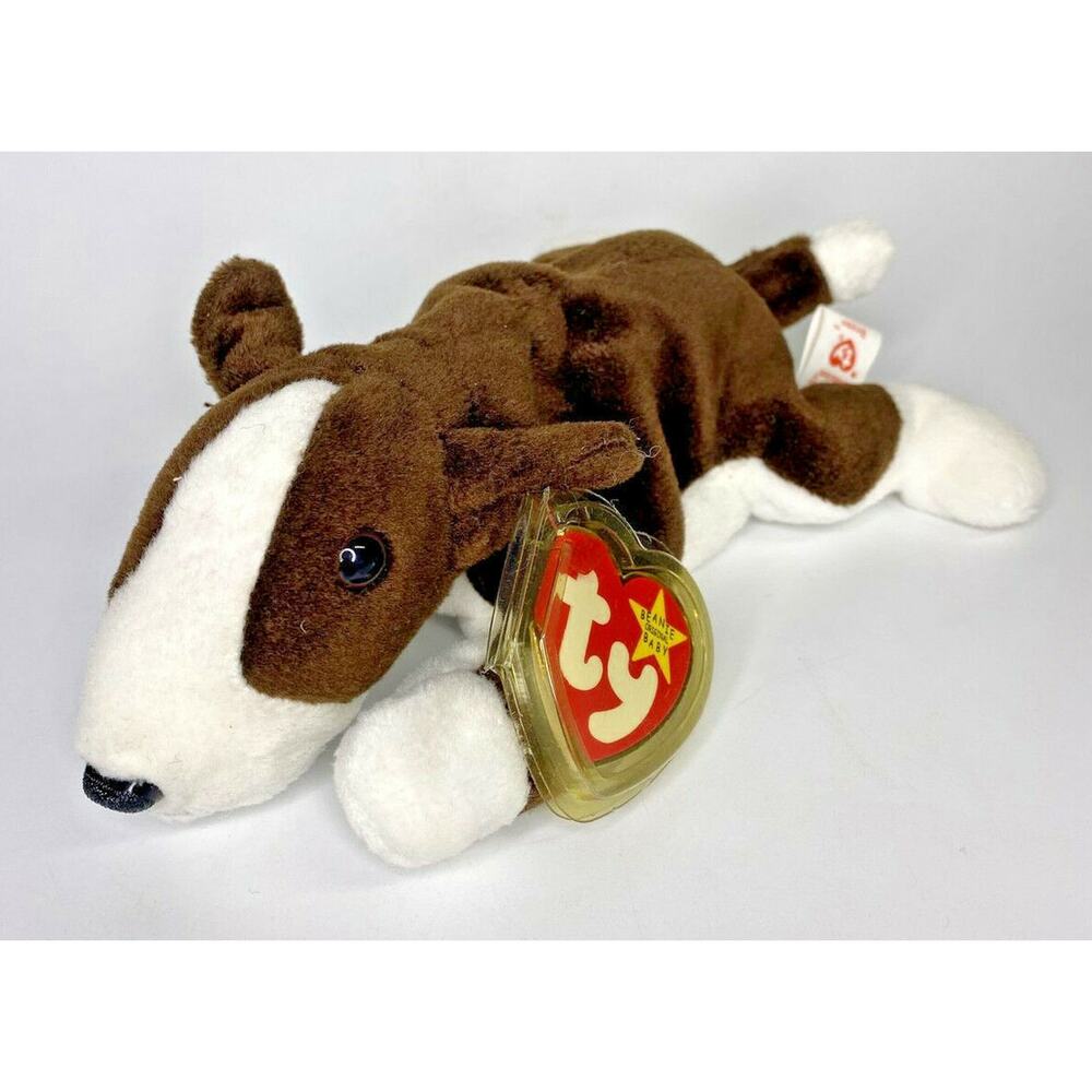 1997 Ty Beanie Baby "Bruno" Retired Terrier Dog BB9
